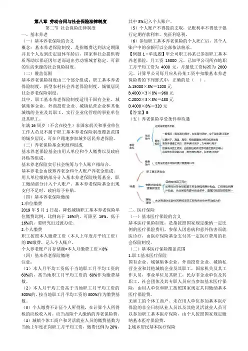 劳动合同与社会保险法律制度