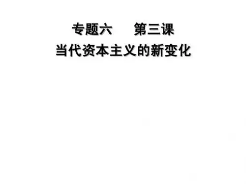 高一历史必修二6.3当代资本主义的新变化