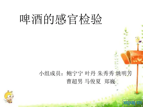 啤酒的感官检验
