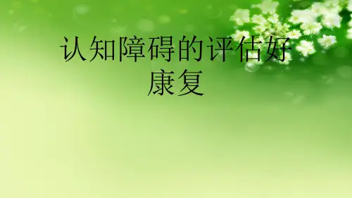 认知障碍的评估好康复