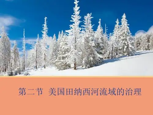 第二章第二节美国田纳西河流域的治理