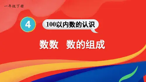 小学一年级数学下册教学课件《数数 数的组成》