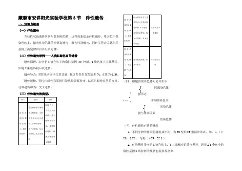 高考生物一轮复习 2.3 伴性遗传2