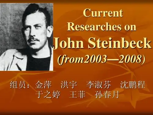 Current researches on John Steinbeck