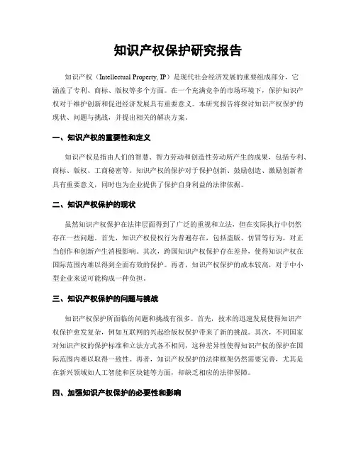知识产权保护研究报告