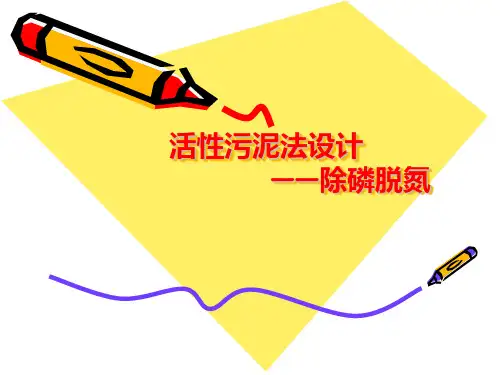 第四章 污水的好氧生物处理--活性污泥法2除磷脱氮工艺设计