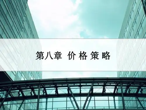 第08章  价格策略