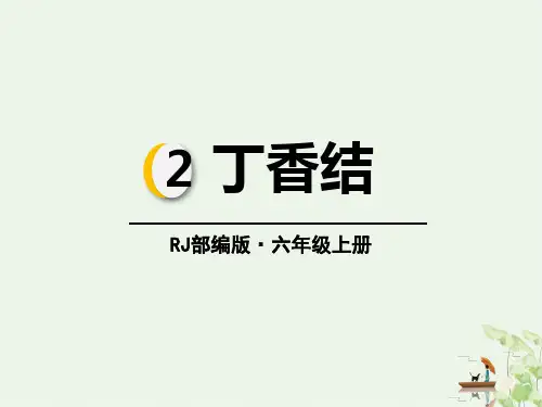 《丁香结》PPT优秀课件