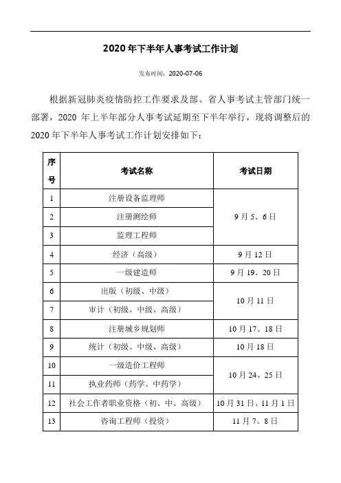 苏州人事考试