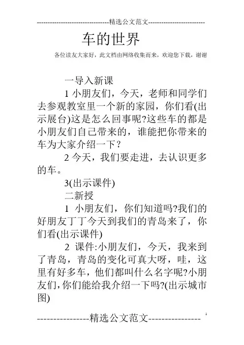 车的世界 2