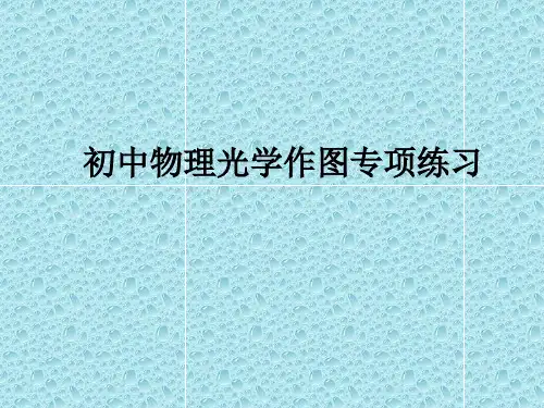 九年级光学作图专题复习