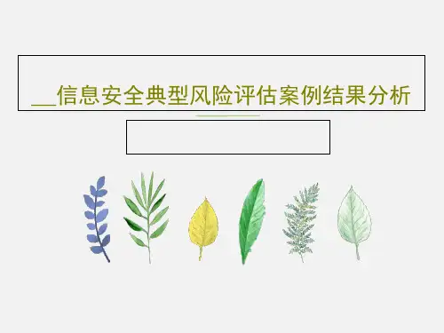 __信息安全典型风险评估案例结果分析PPT共49页