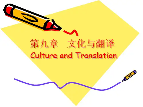 (3)第九章  文化与翻译