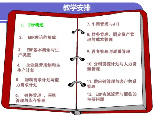 第1章ERP概述精品PPT课件