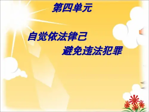 第九课  预防一般违法行为课件