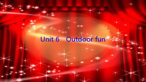 七年级英语下册 Unit 6 Outdoor fun(第3课时)Reading(2)课件 
