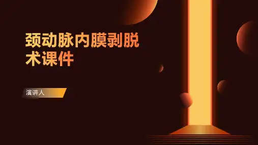 颈动脉内膜剥脱术课件 范文