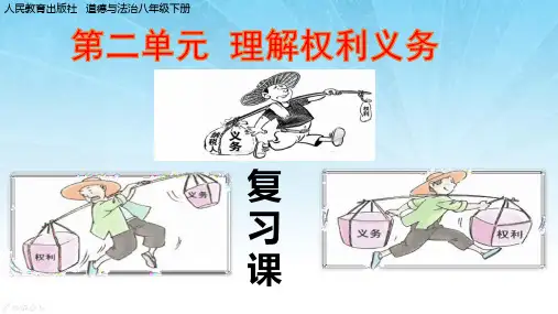 道德与法治八年级下第二单元复习课件