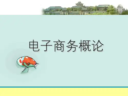 电子商务概论第六章电子商务支付与结算