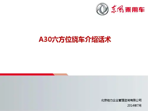 01六方位绕车介绍话术