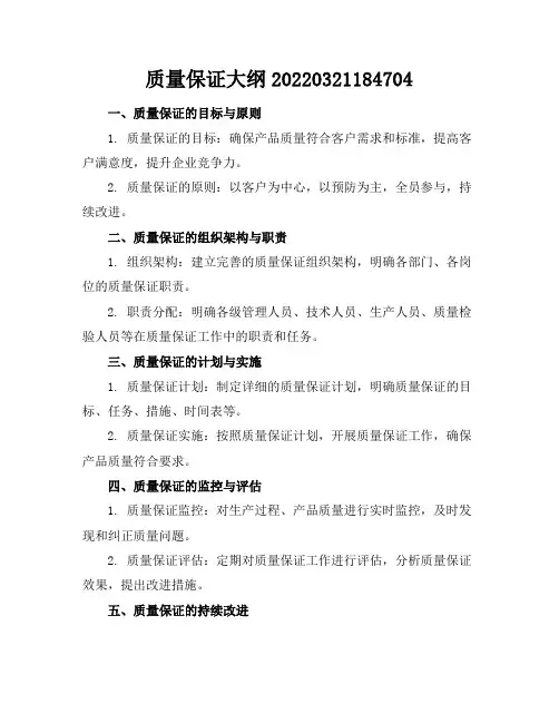 质量保证大纲-20220321184704