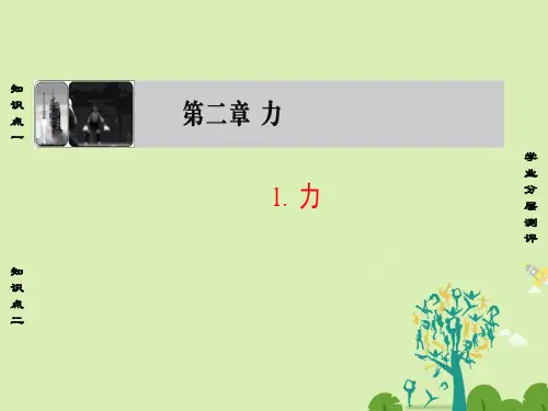 高中物理第2章力1力课件教科版必修1