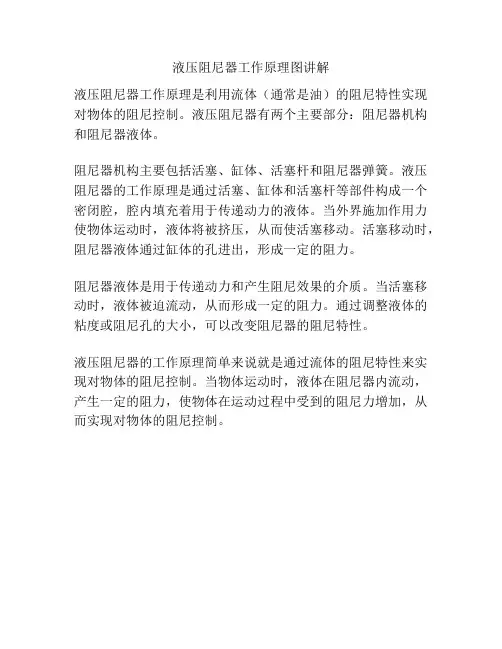 液压阻尼器工作原理图讲解