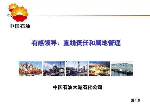 有感领导、直线责任和属地管理
