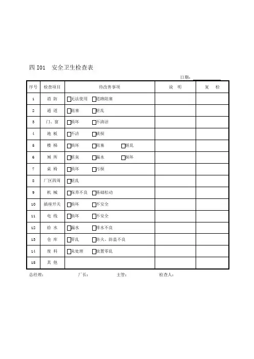 企业管理表格生产管理I纵表格