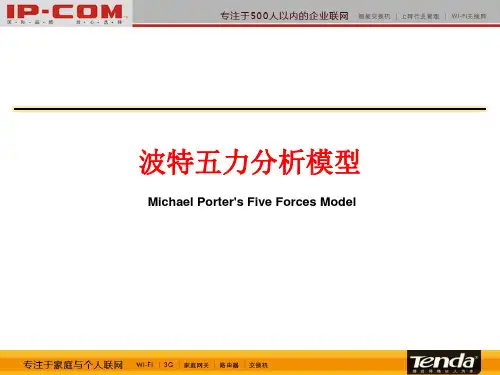 波特五力分析模型PPT