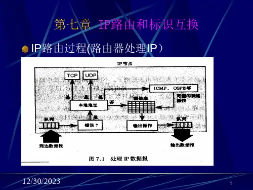IP路由和标记交换