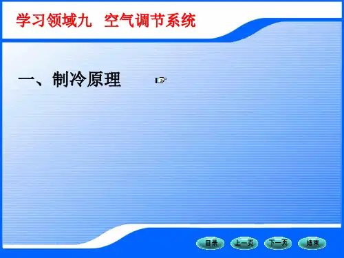 学习领域九 空气调节系统PPT课件