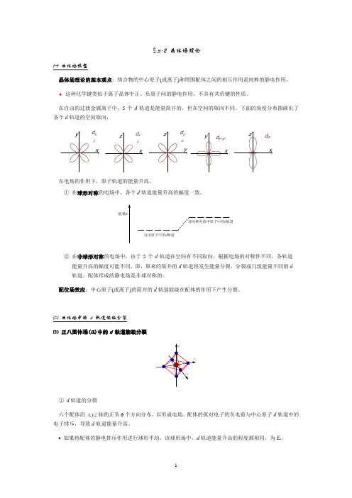 晶体场理论
