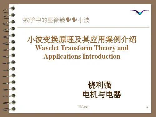 小波变换原理与应用PPT课件