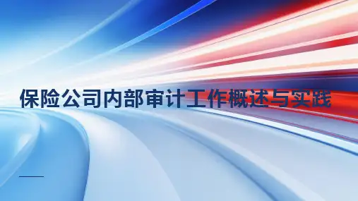 保险公司内部审计工作