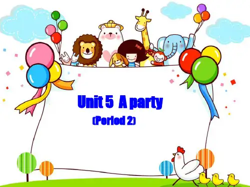 六年级(下)英语公开课-Unit5 A party(第2课时) 译林版课件下载