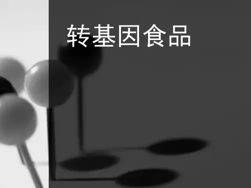 转基因食品简介
