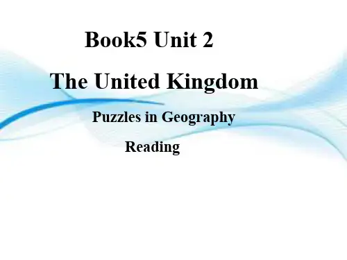人教新课标高中英语必修五 Unit 2 The United Kingdom reading  课件(共23张PPT)