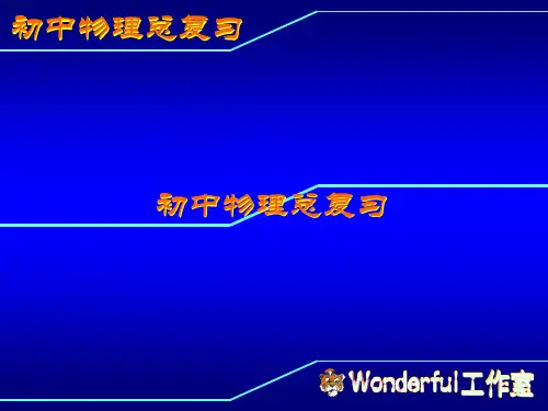 初中物理总复习电与磁