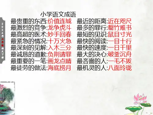 六年级语文下册总复习-成语古诗专项复习课件(共36张PPT)