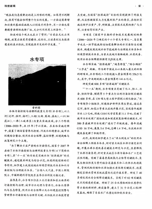 水专项