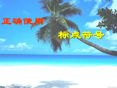 2023届高考专题复习：正确使用标点符号+课件68张