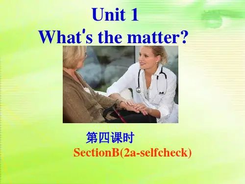 人教版八年级英语下册Unit 1 SectionB(2a-selfcheck)优课件