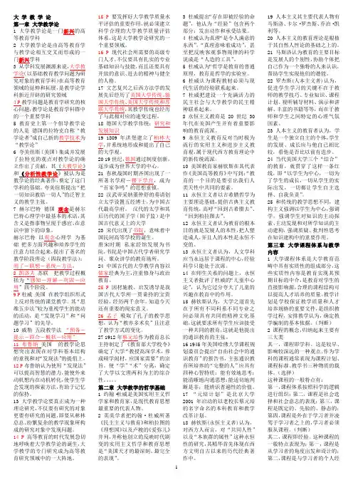 大学教学论第1-8章