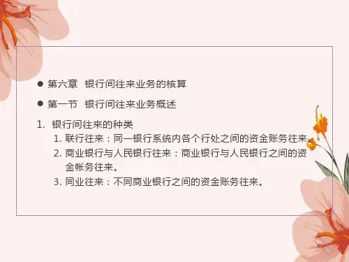 银行间往来业务的核算NEW