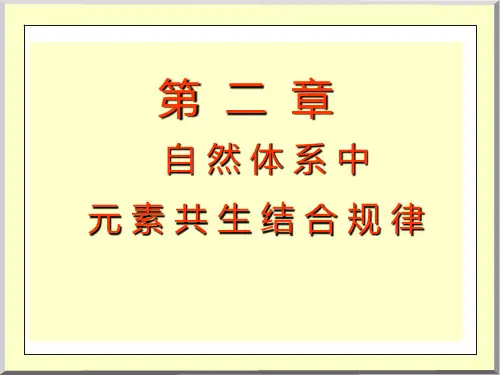 中国地质大学地球化学全套