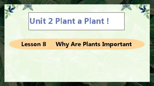 Unit2Lesson8课件冀教版初中英语八年级下册