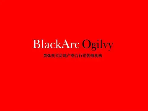黑弧奥美公司简介PPT模板