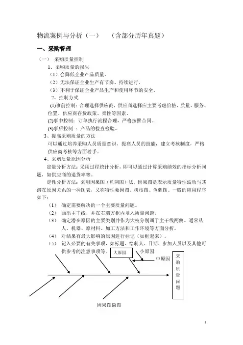 物流案例与分析2011.5