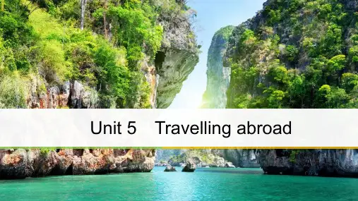 版高中英语人教版选修七课件：Unit+5+Vocabulary+Breakthrough